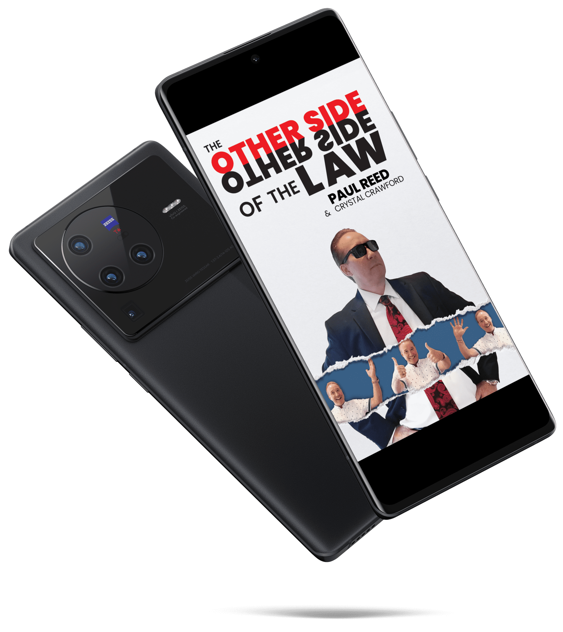 Other side of the law book on mobile