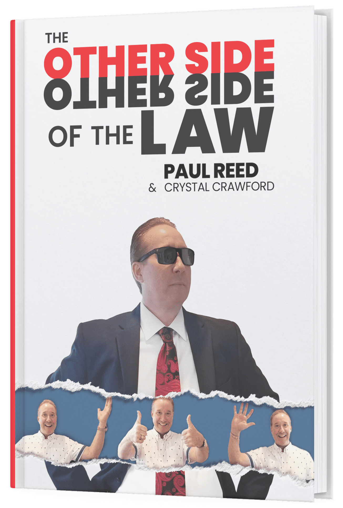 The other side of the law book cover