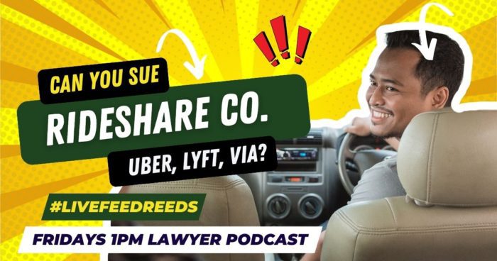 Can you sue rideshare companies for injuries caused by their drivers?